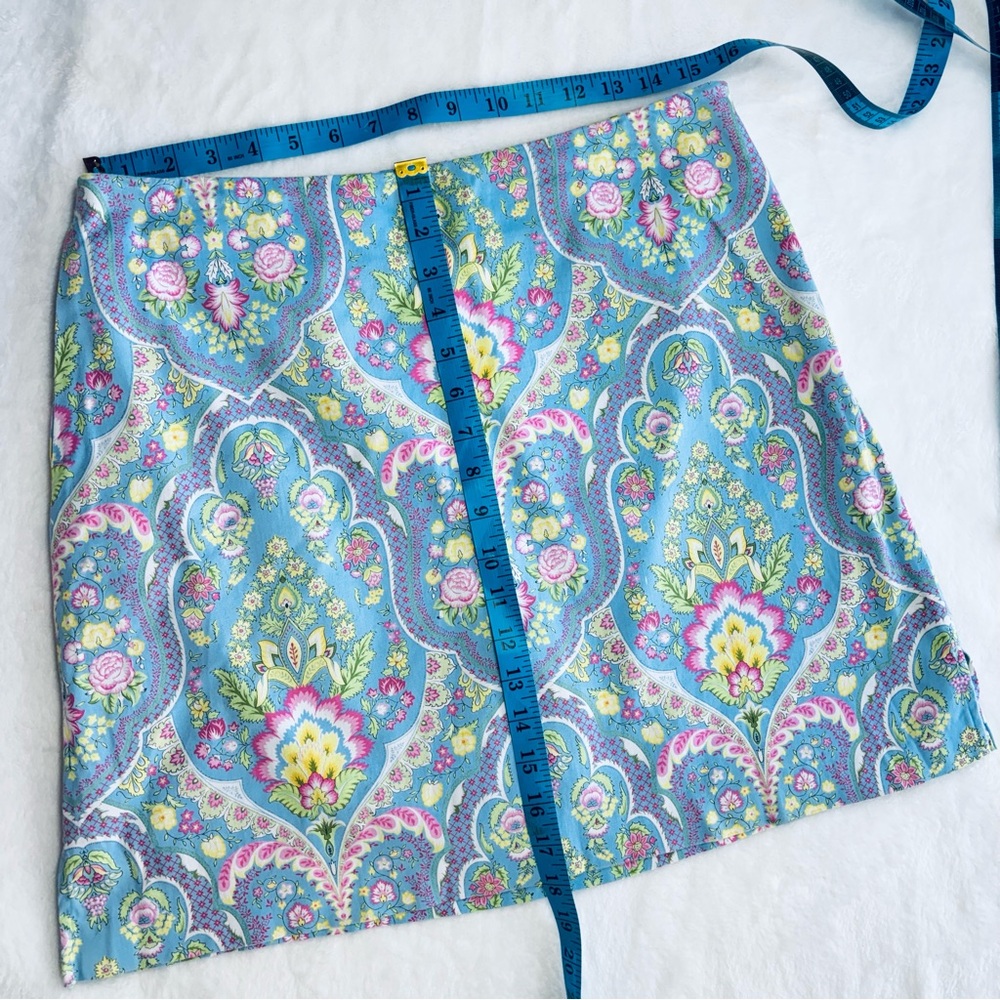 EP Pro Golf Skort Vintage Bridgerton Style Floral Print Mini Skort 10 Large - Picture 12 of 13
